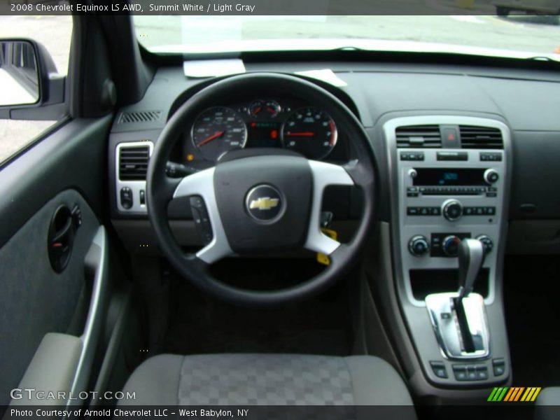 Summit White / Light Gray 2008 Chevrolet Equinox LS AWD