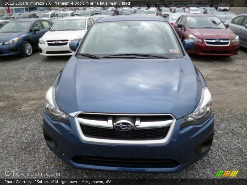 Marine Blue Pearl / Black 2013 Subaru Impreza 2.0i Premium 4 Door