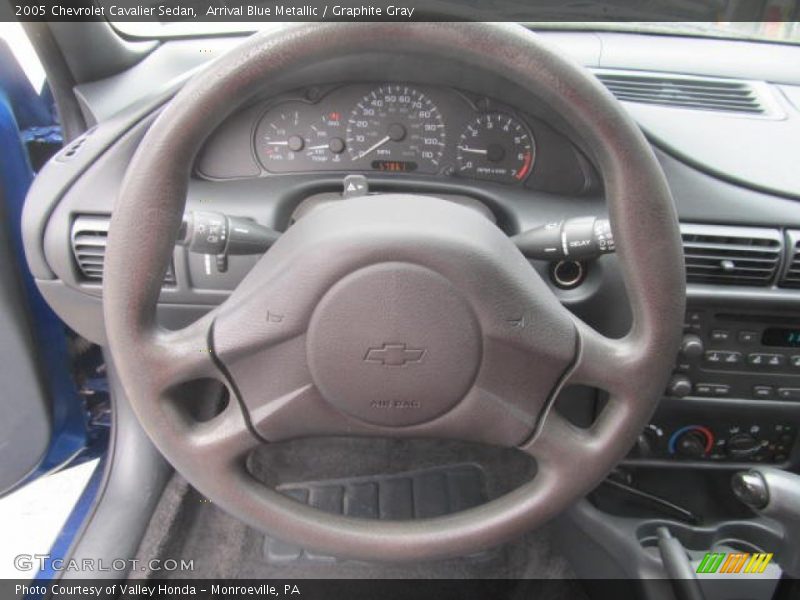 Arrival Blue Metallic / Graphite Gray 2005 Chevrolet Cavalier Sedan