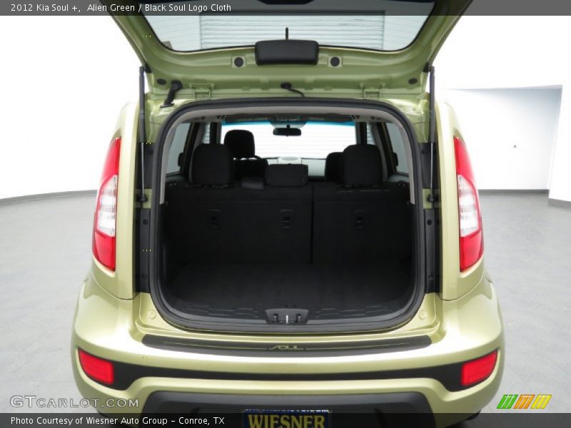 Alien Green / Black Soul Logo Cloth 2012 Kia Soul +