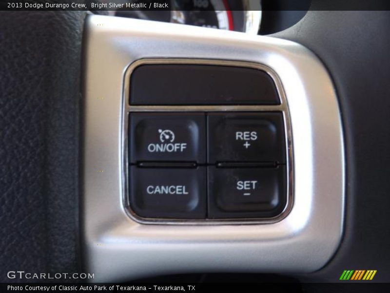 Bright Silver Metallic / Black 2013 Dodge Durango Crew