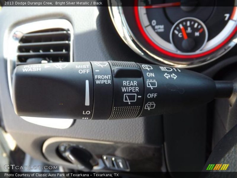 Bright Silver Metallic / Black 2013 Dodge Durango Crew