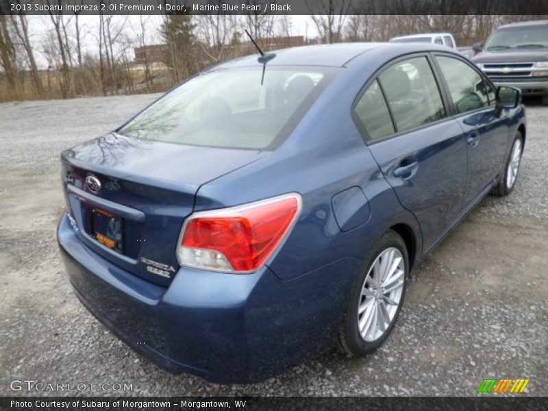 Marine Blue Pearl / Black 2013 Subaru Impreza 2.0i Premium 4 Door