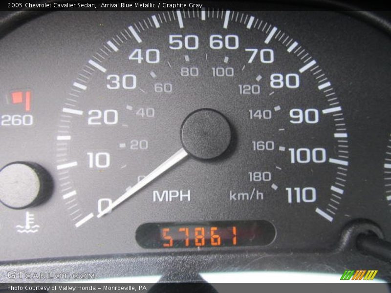 Arrival Blue Metallic / Graphite Gray 2005 Chevrolet Cavalier Sedan