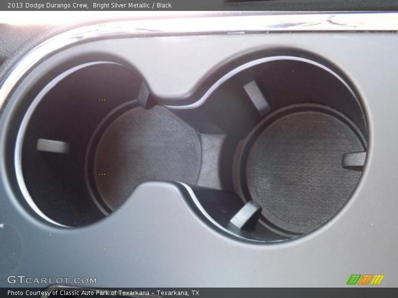Bright Silver Metallic / Black 2013 Dodge Durango Crew