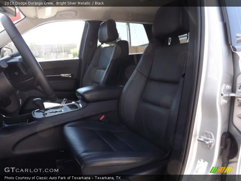 Bright Silver Metallic / Black 2013 Dodge Durango Crew