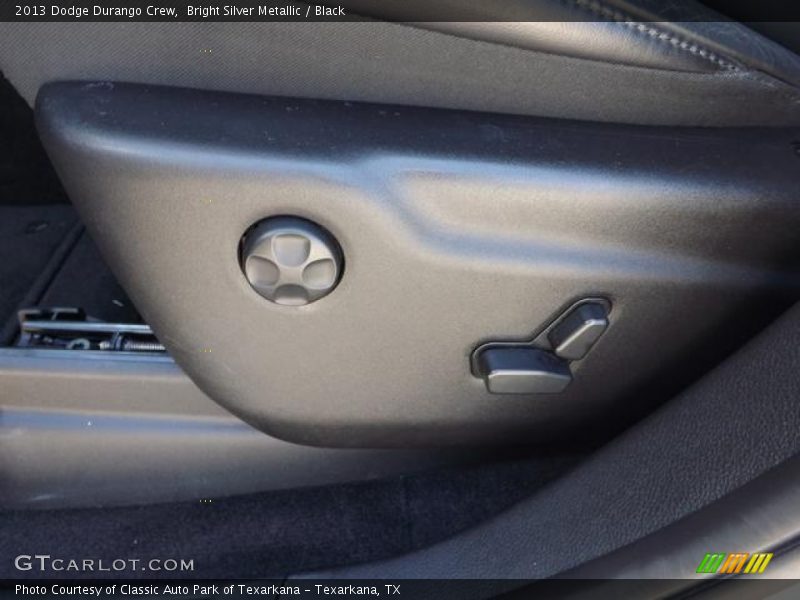 Bright Silver Metallic / Black 2013 Dodge Durango Crew
