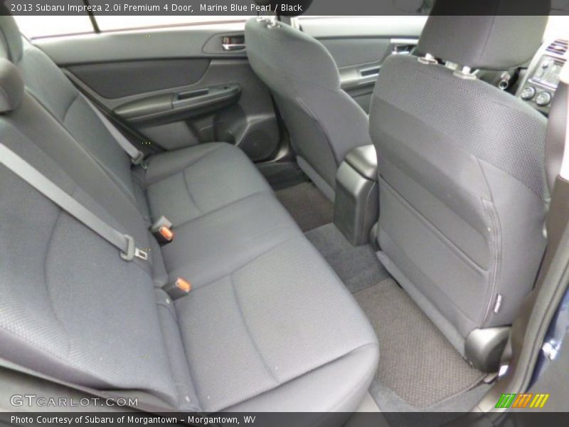 Rear Seat of 2013 Impreza 2.0i Premium 4 Door