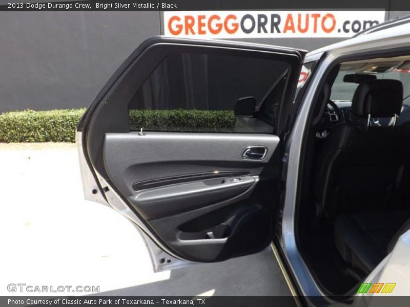 Bright Silver Metallic / Black 2013 Dodge Durango Crew