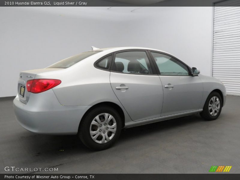 Liquid Silver / Gray 2010 Hyundai Elantra GLS