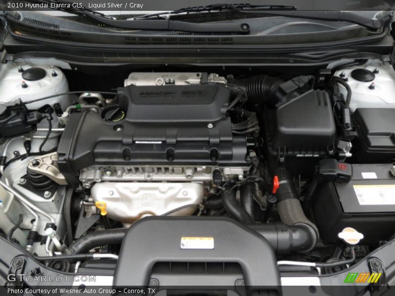 Liquid Silver / Gray 2010 Hyundai Elantra GLS
