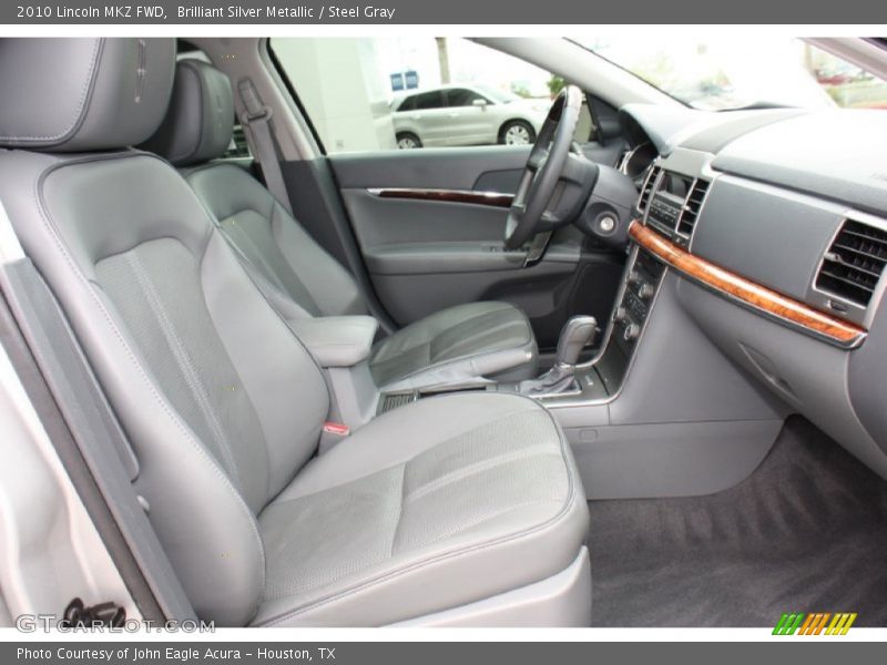 Brilliant Silver Metallic / Steel Gray 2010 Lincoln MKZ FWD