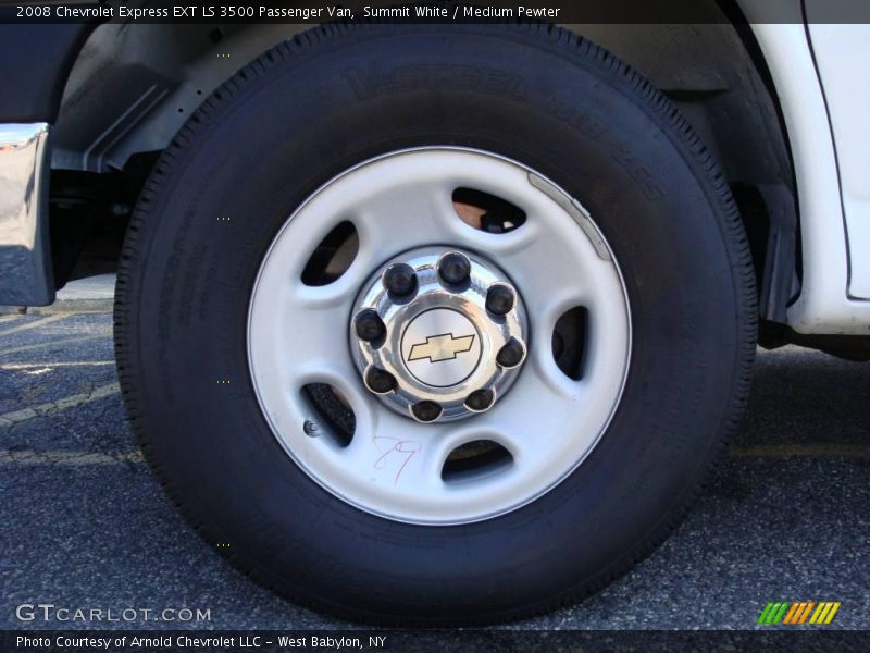 Summit White / Medium Pewter 2008 Chevrolet Express EXT LS 3500 Passenger Van
