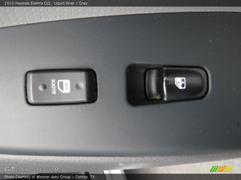 Liquid Silver / Gray 2010 Hyundai Elantra GLS