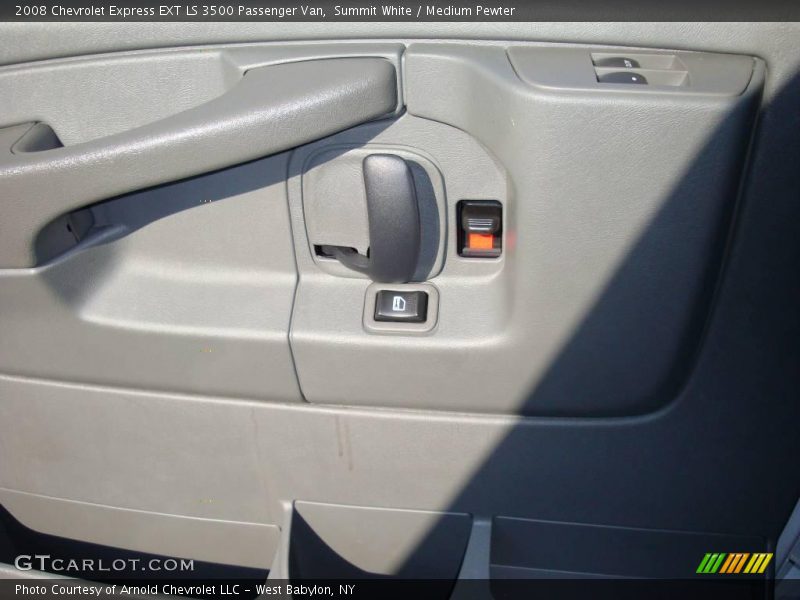 Summit White / Medium Pewter 2008 Chevrolet Express EXT LS 3500 Passenger Van