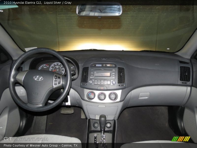 Liquid Silver / Gray 2010 Hyundai Elantra GLS