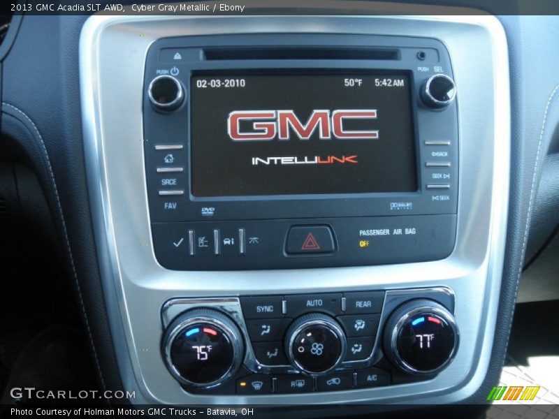 Cyber Gray Metallic / Ebony 2013 GMC Acadia SLT AWD