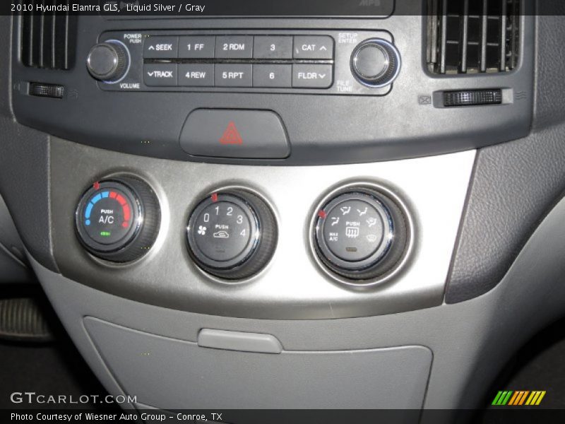 Liquid Silver / Gray 2010 Hyundai Elantra GLS