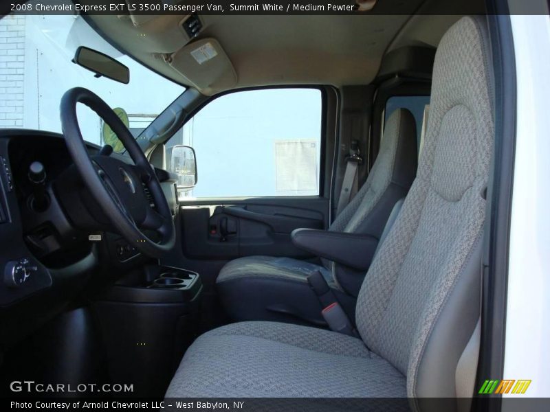 Summit White / Medium Pewter 2008 Chevrolet Express EXT LS 3500 Passenger Van
