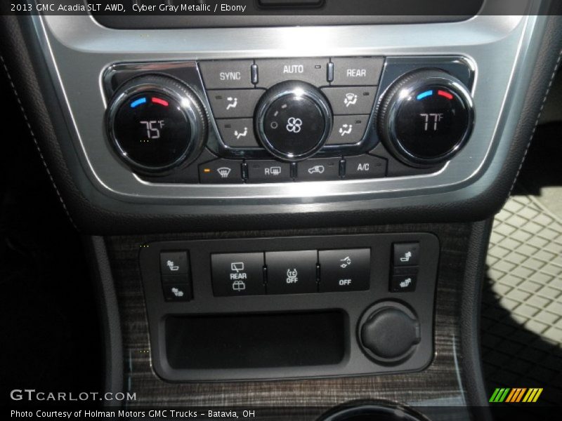 Cyber Gray Metallic / Ebony 2013 GMC Acadia SLT AWD