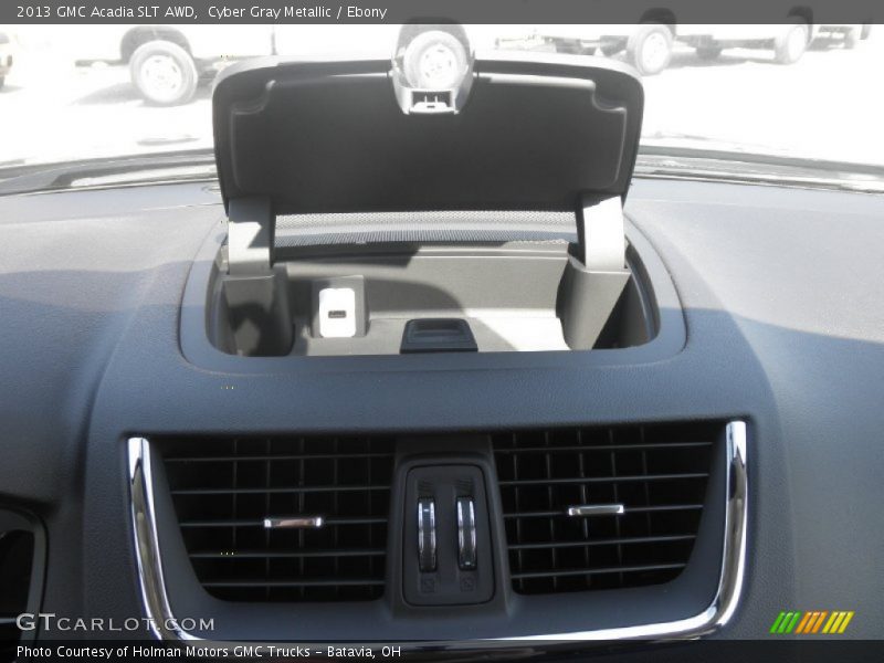 Cyber Gray Metallic / Ebony 2013 GMC Acadia SLT AWD