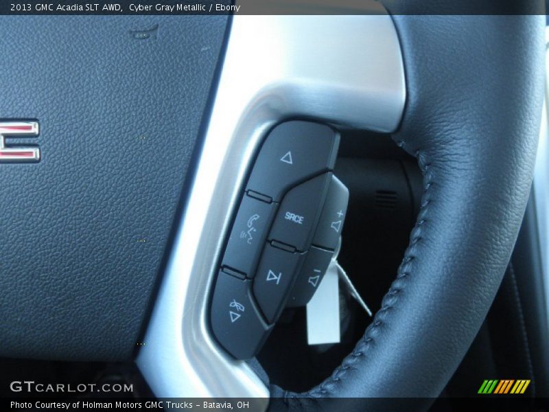 Cyber Gray Metallic / Ebony 2013 GMC Acadia SLT AWD