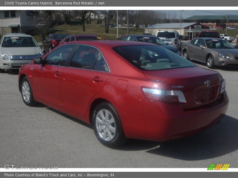 Barcelona Red Metallic / Ash 2008 Toyota Camry Hybrid