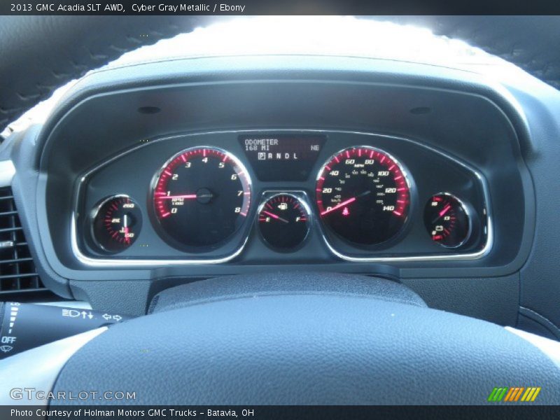 Cyber Gray Metallic / Ebony 2013 GMC Acadia SLT AWD