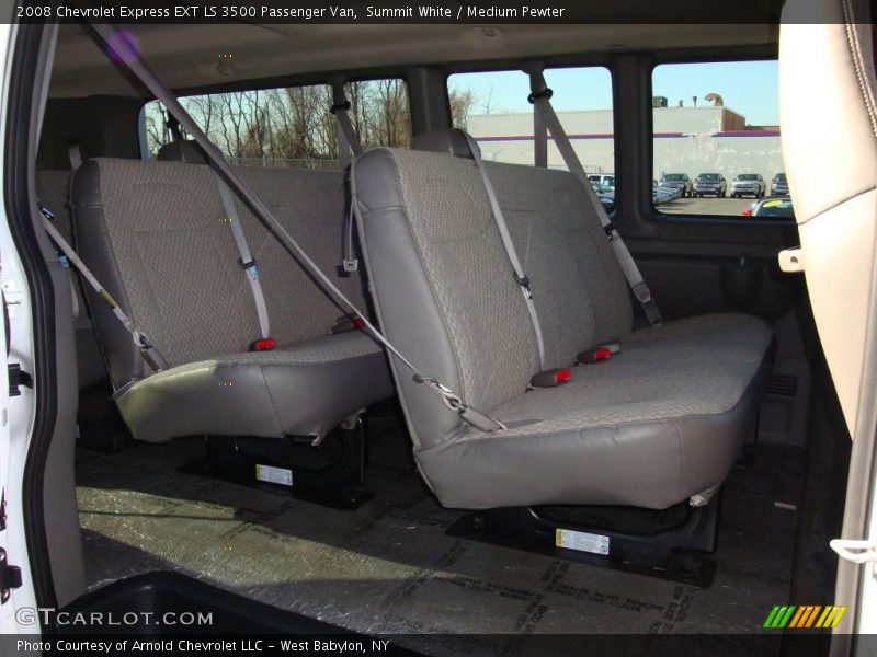 Summit White / Medium Pewter 2008 Chevrolet Express EXT LS 3500 Passenger Van