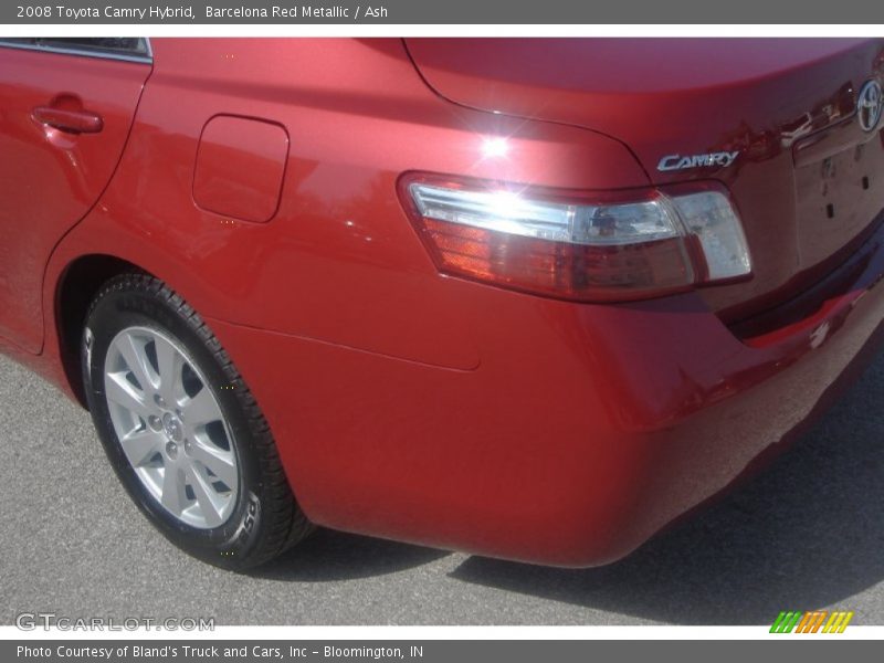 Barcelona Red Metallic / Ash 2008 Toyota Camry Hybrid