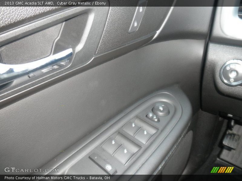 Cyber Gray Metallic / Ebony 2013 GMC Acadia SLT AWD