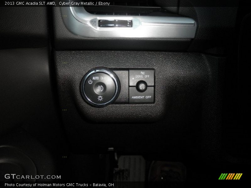 Cyber Gray Metallic / Ebony 2013 GMC Acadia SLT AWD