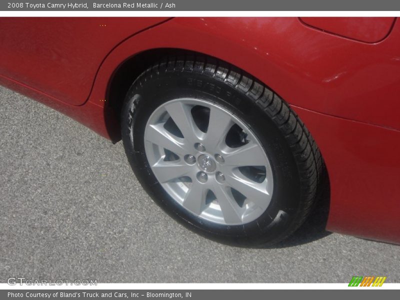 Barcelona Red Metallic / Ash 2008 Toyota Camry Hybrid
