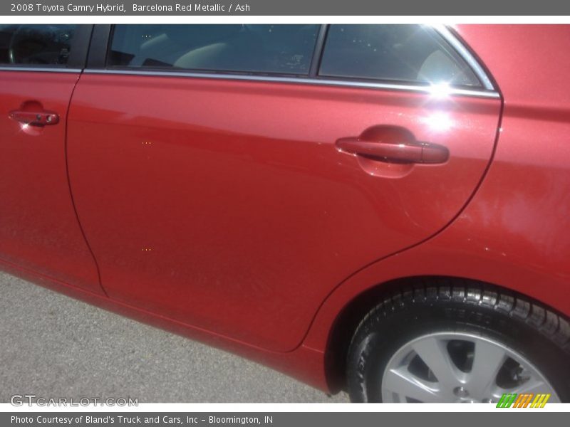Barcelona Red Metallic / Ash 2008 Toyota Camry Hybrid