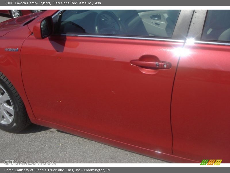 Barcelona Red Metallic / Ash 2008 Toyota Camry Hybrid