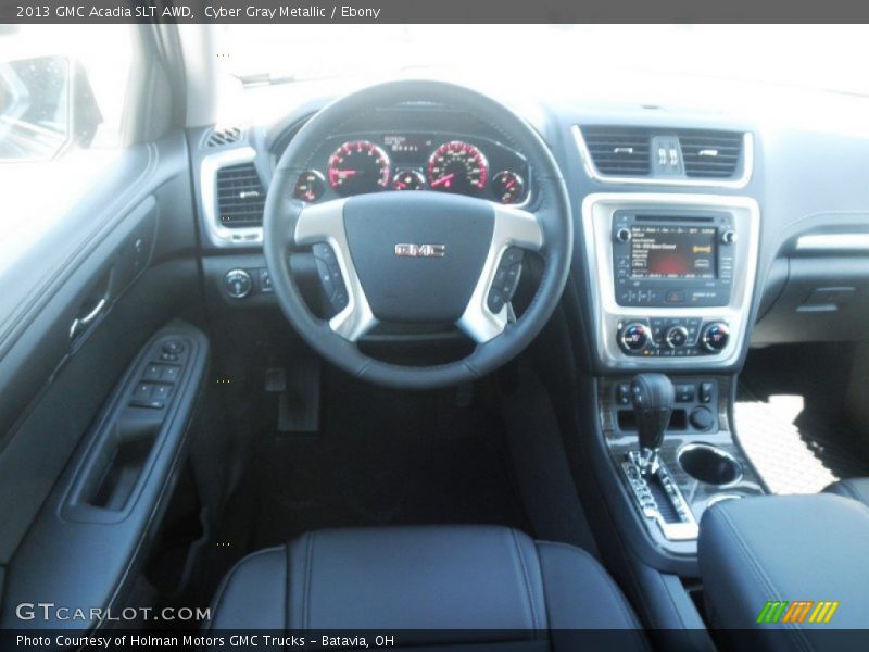 Cyber Gray Metallic / Ebony 2013 GMC Acadia SLT AWD