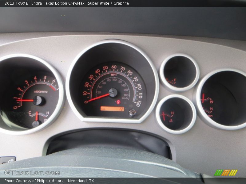 Super White / Graphite 2013 Toyota Tundra Texas Edition CrewMax