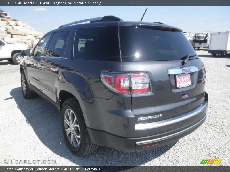 Cyber Gray Metallic / Ebony 2013 GMC Acadia SLT AWD
