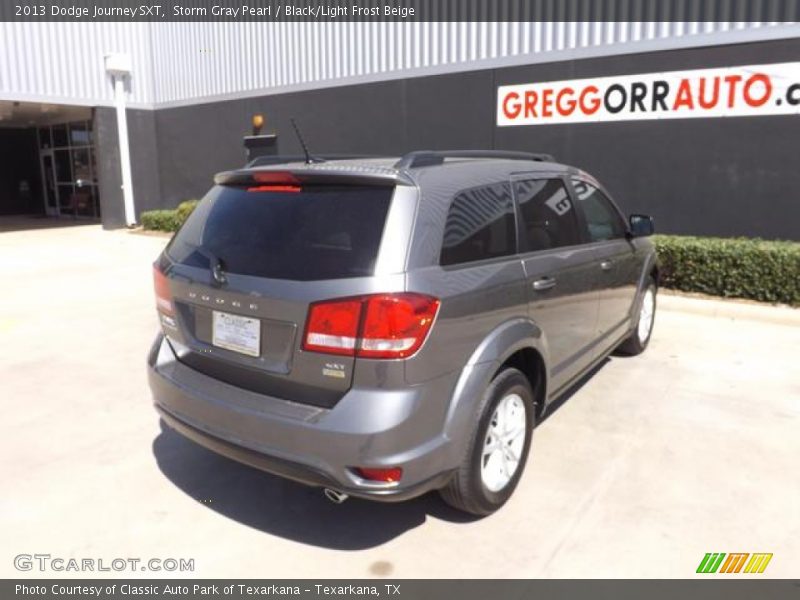 Storm Gray Pearl / Black/Light Frost Beige 2013 Dodge Journey SXT