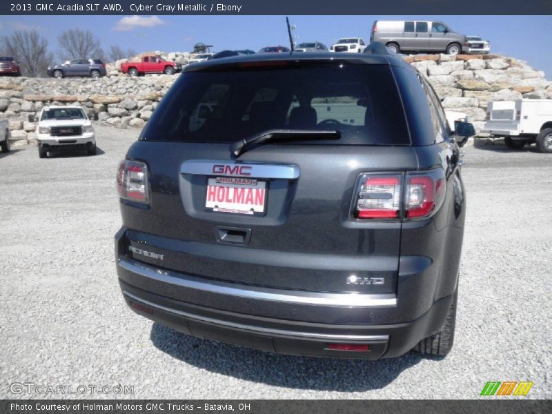 Cyber Gray Metallic / Ebony 2013 GMC Acadia SLT AWD