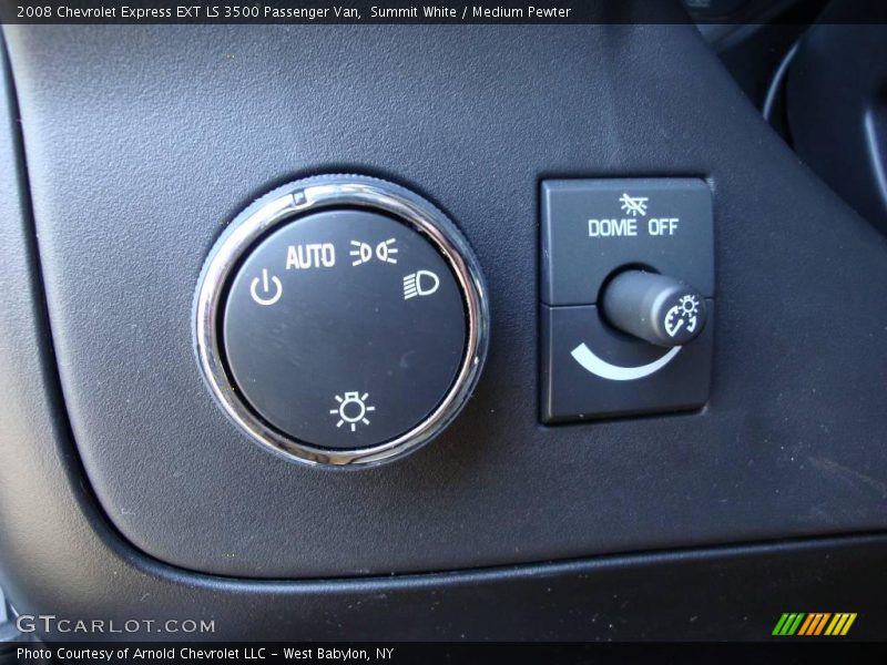 Summit White / Medium Pewter 2008 Chevrolet Express EXT LS 3500 Passenger Van