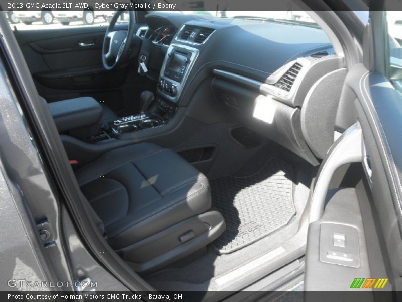 Cyber Gray Metallic / Ebony 2013 GMC Acadia SLT AWD