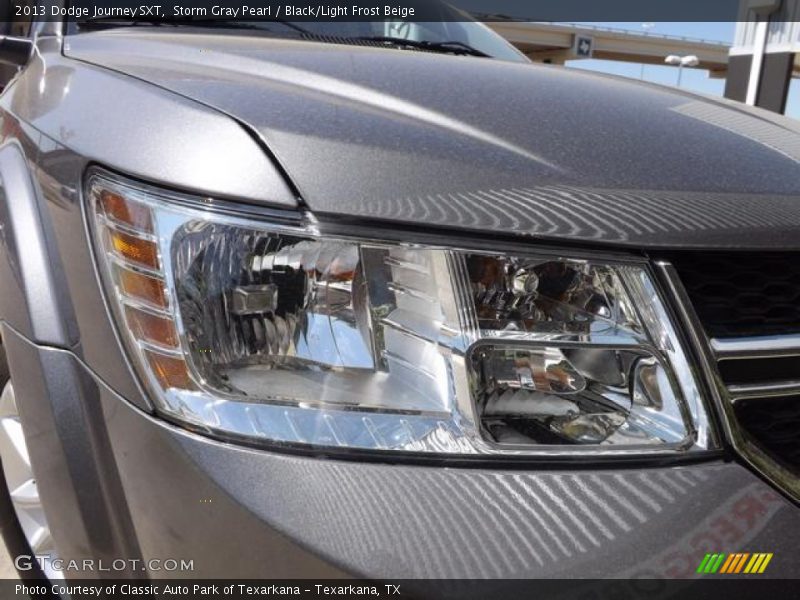 Storm Gray Pearl / Black/Light Frost Beige 2013 Dodge Journey SXT