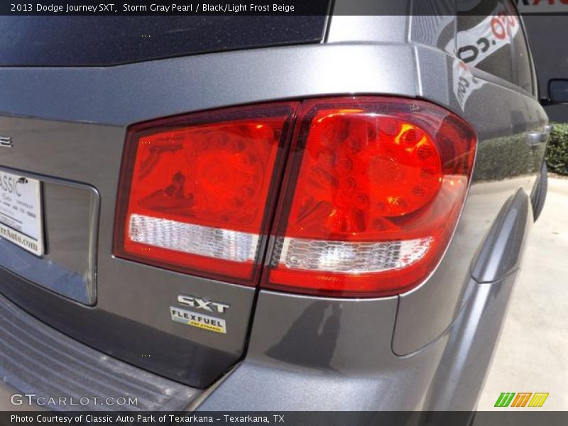 Storm Gray Pearl / Black/Light Frost Beige 2013 Dodge Journey SXT