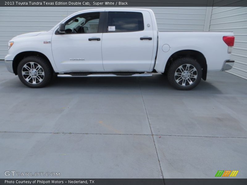 Super White / Black 2013 Toyota Tundra Texas Edition Double Cab
