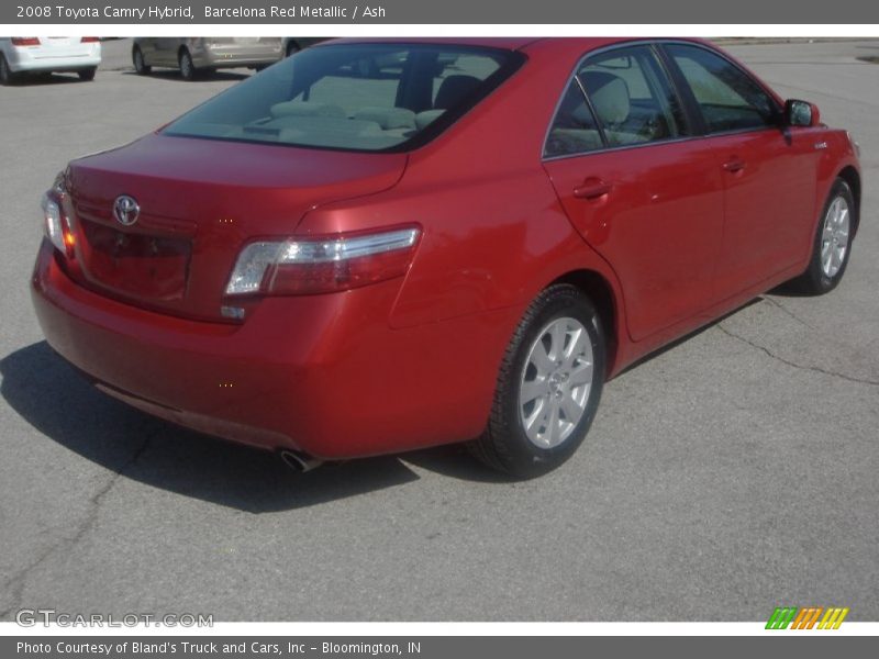 Barcelona Red Metallic / Ash 2008 Toyota Camry Hybrid