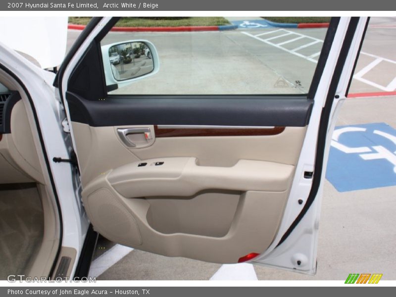 Arctic White / Beige 2007 Hyundai Santa Fe Limited