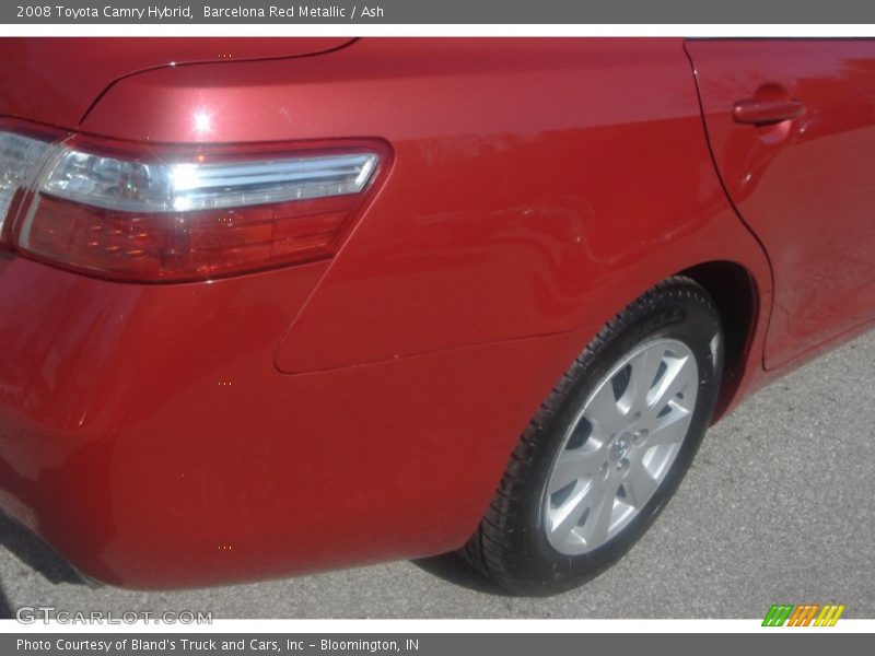 Barcelona Red Metallic / Ash 2008 Toyota Camry Hybrid