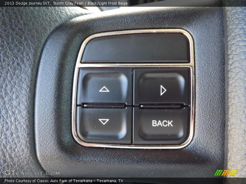 Storm Gray Pearl / Black/Light Frost Beige 2013 Dodge Journey SXT