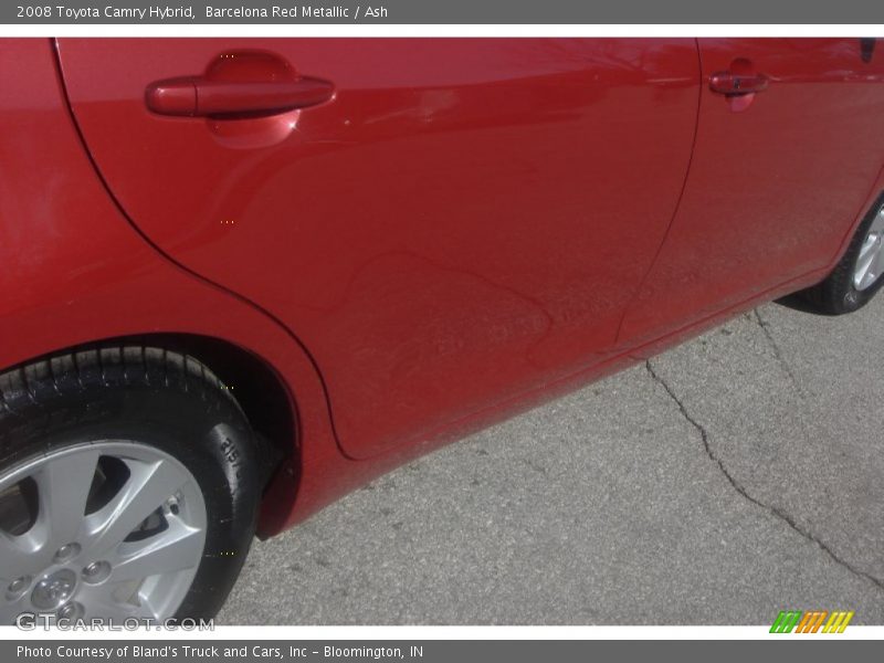 Barcelona Red Metallic / Ash 2008 Toyota Camry Hybrid